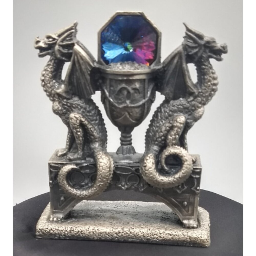 "The Crystal Chalice" Pewter Figure by Roger Gibbons - Vintage